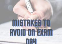 Mistakes to avoid on exam day