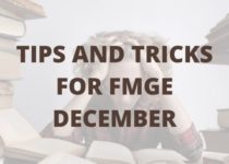 TIPS AND TRICKS FOR FMGE DECEMBER