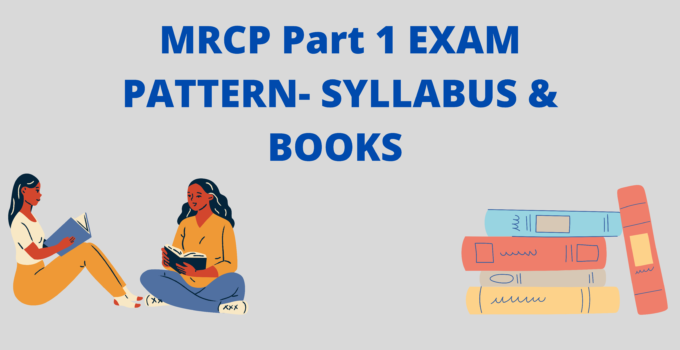 MRCP EXAM PATTERN SYLLABUS BOOKS