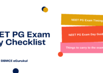 NEET PG Exam Day Checklist