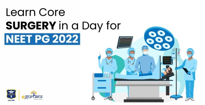 Learn Core Surgery in a day for NEET PG 2022