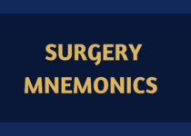 SURGERY MNEMONICS