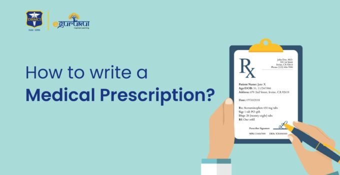 Writing a Medical Prescription